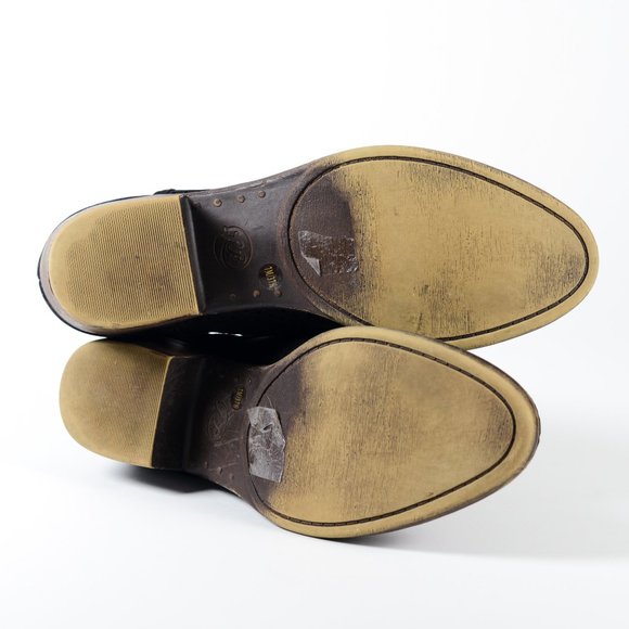 Lucky Brand Perforated Black Suede Booties - Picture 10 of 11